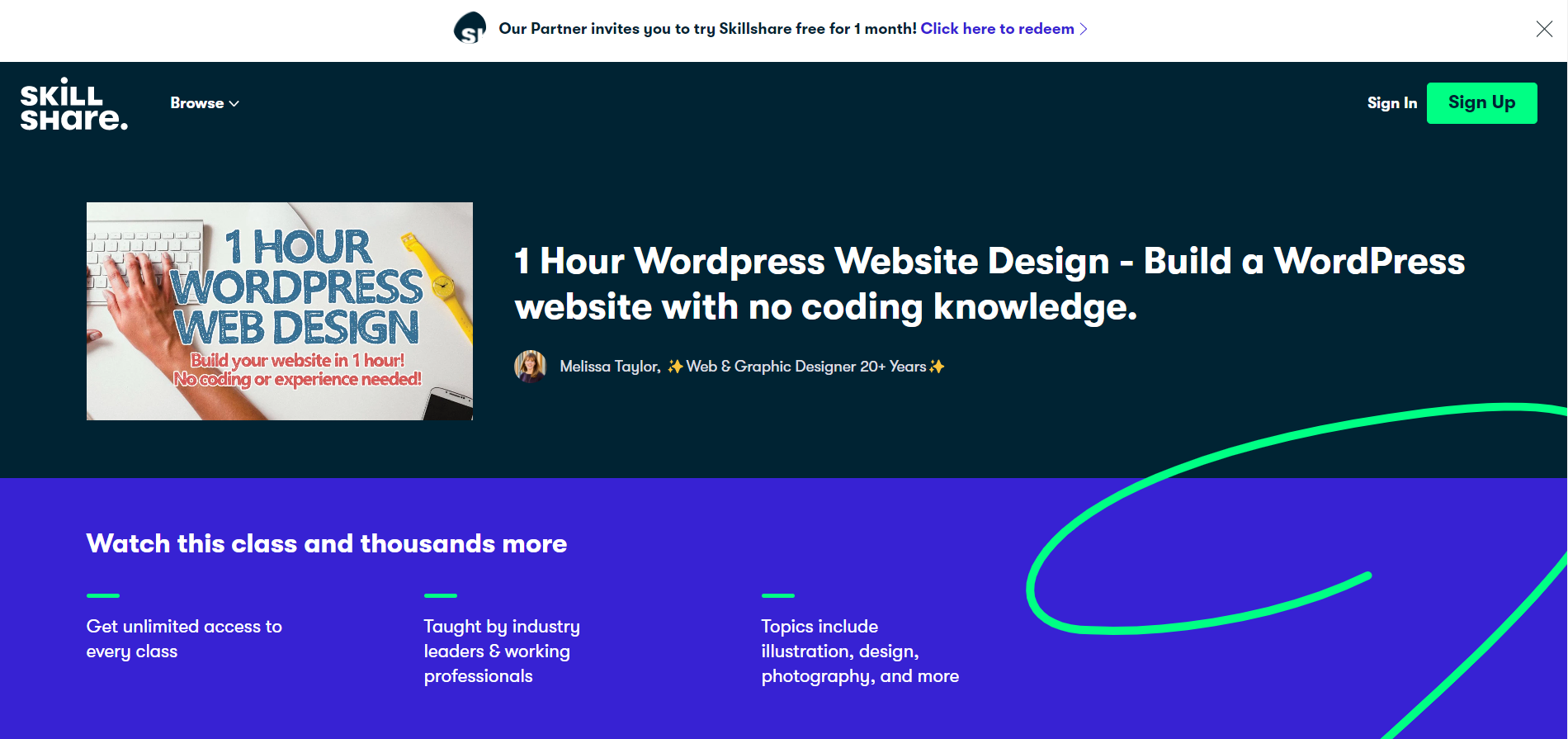 1 Hour WordPress Website Design